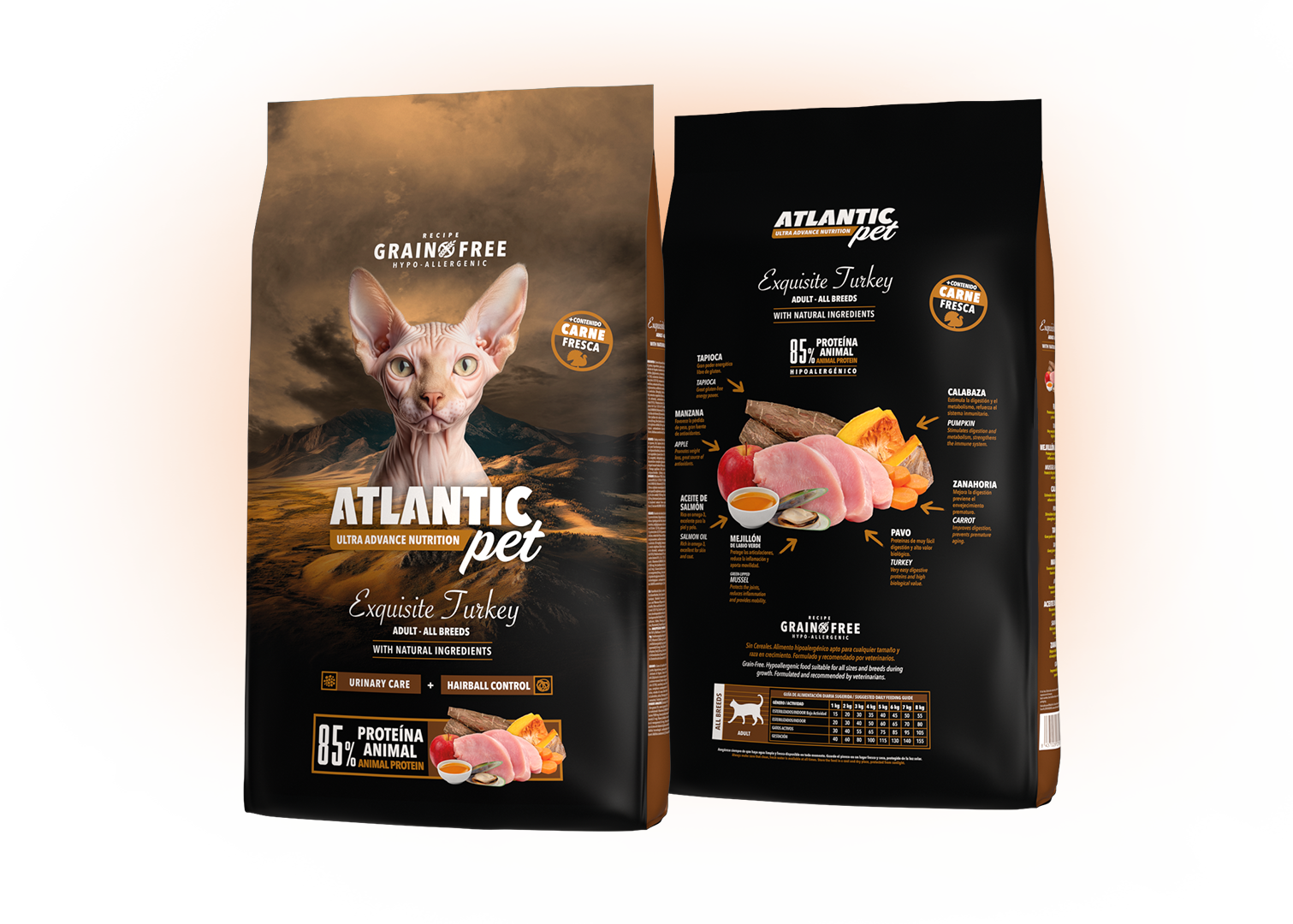 Exquisite Turkey – Ultra Grain Free Gatos - Atlantic Pet