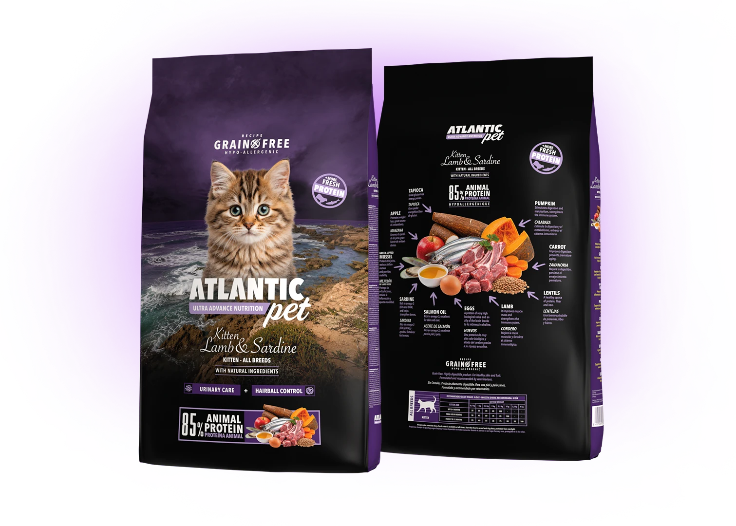 Kitten Lamb & Sardine – Ultra Grain Free Gatos - Atlantic Pet