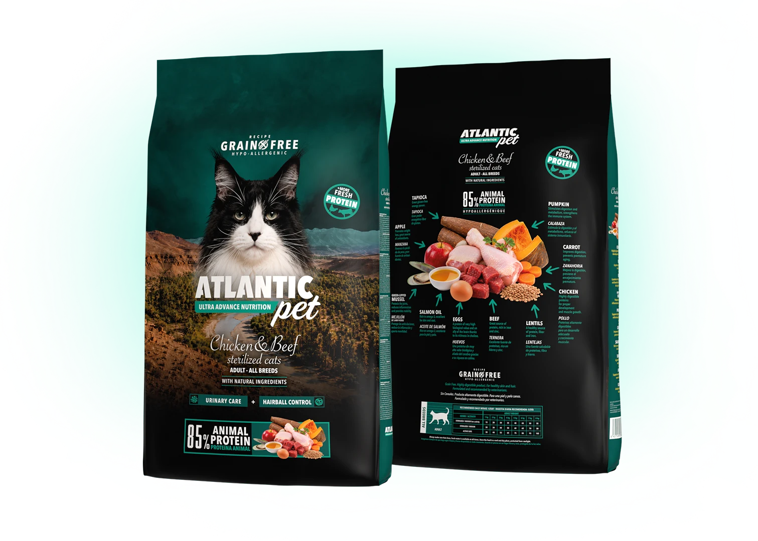 Sterilized Chicken & Beef – Ultra Grain Free Gatos - Atlantic Pet