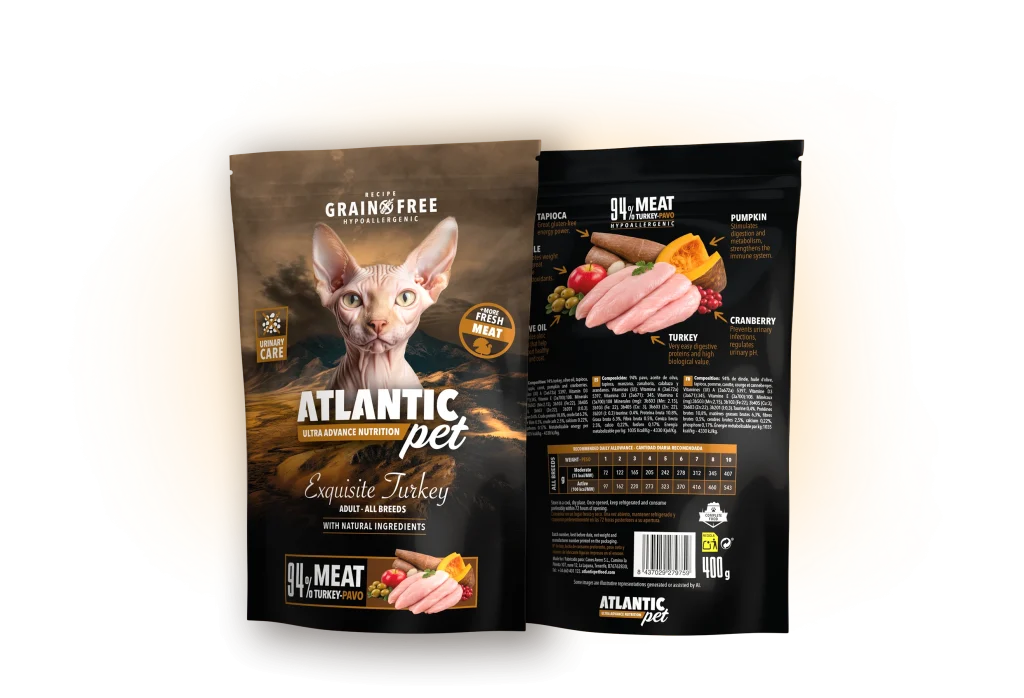 Comida húmeda para Gato de Atlantic Pet, Exquisite Turkey