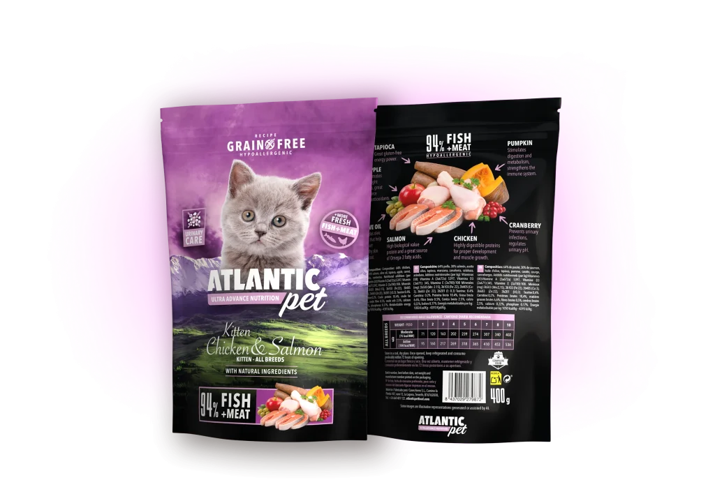Comida húmeda para gatos de Atlantic Pet