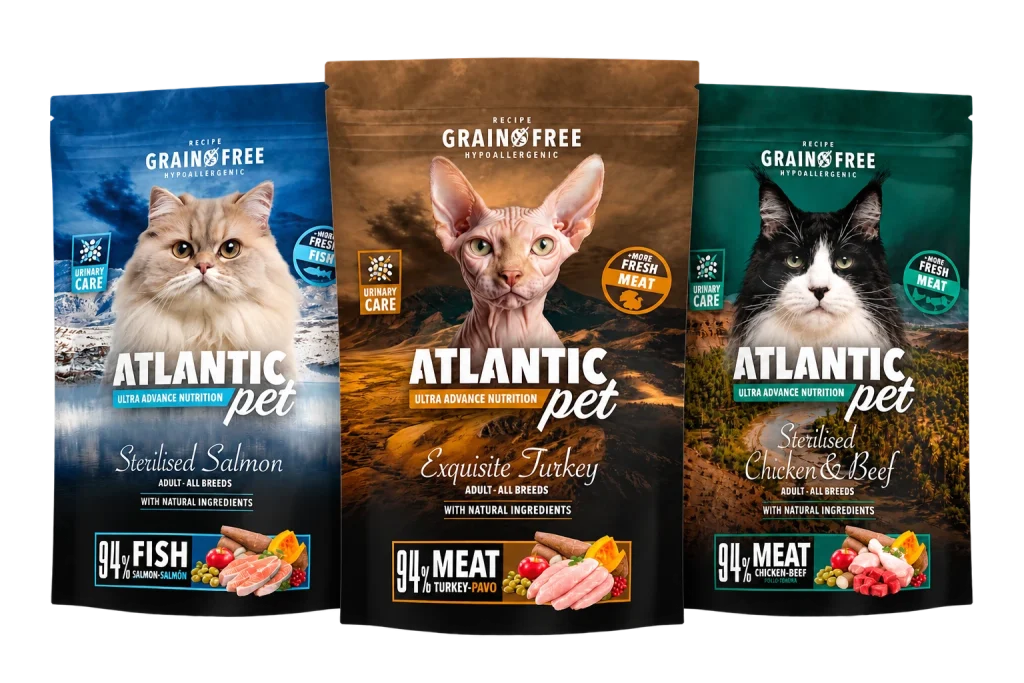 Sacos de comida húmeda de Atlantic Pet